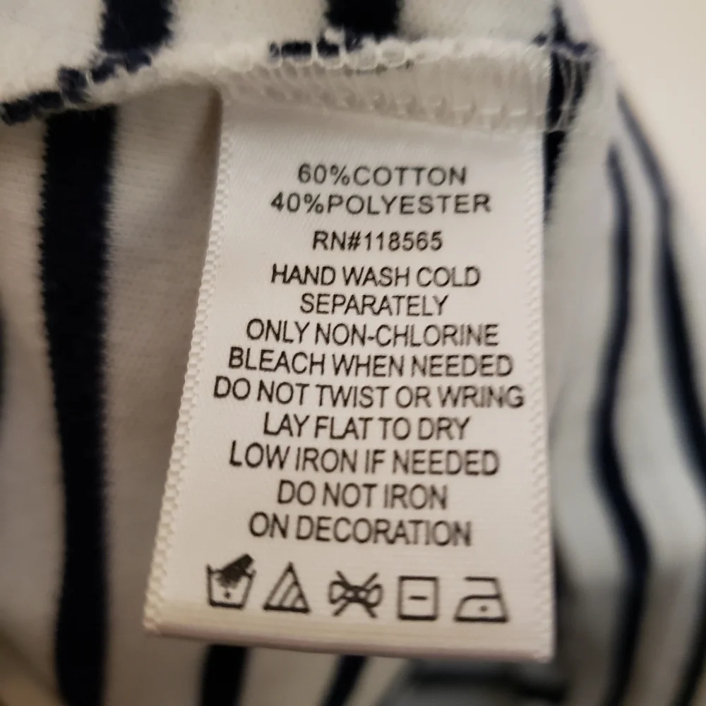 Quacker Factory Striped Floral Women's Top Size 2X - Picture 7 of 8